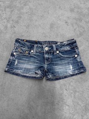 Miss Me low rise denim shorts